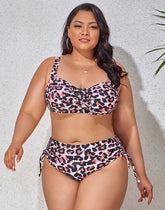 Ocevara Colorful Print Plus Size Bikini - image 1