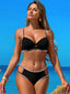 Ocevara - Women's Bikini Sets Cutout Two Piece Swimsuit Sexy Underwire Bathing Suit Cheeky Swimwear Push Up Beachwear