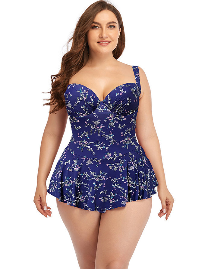 New Sweetheart Neckline Underwire One-Piece Swimsuit Secondary image