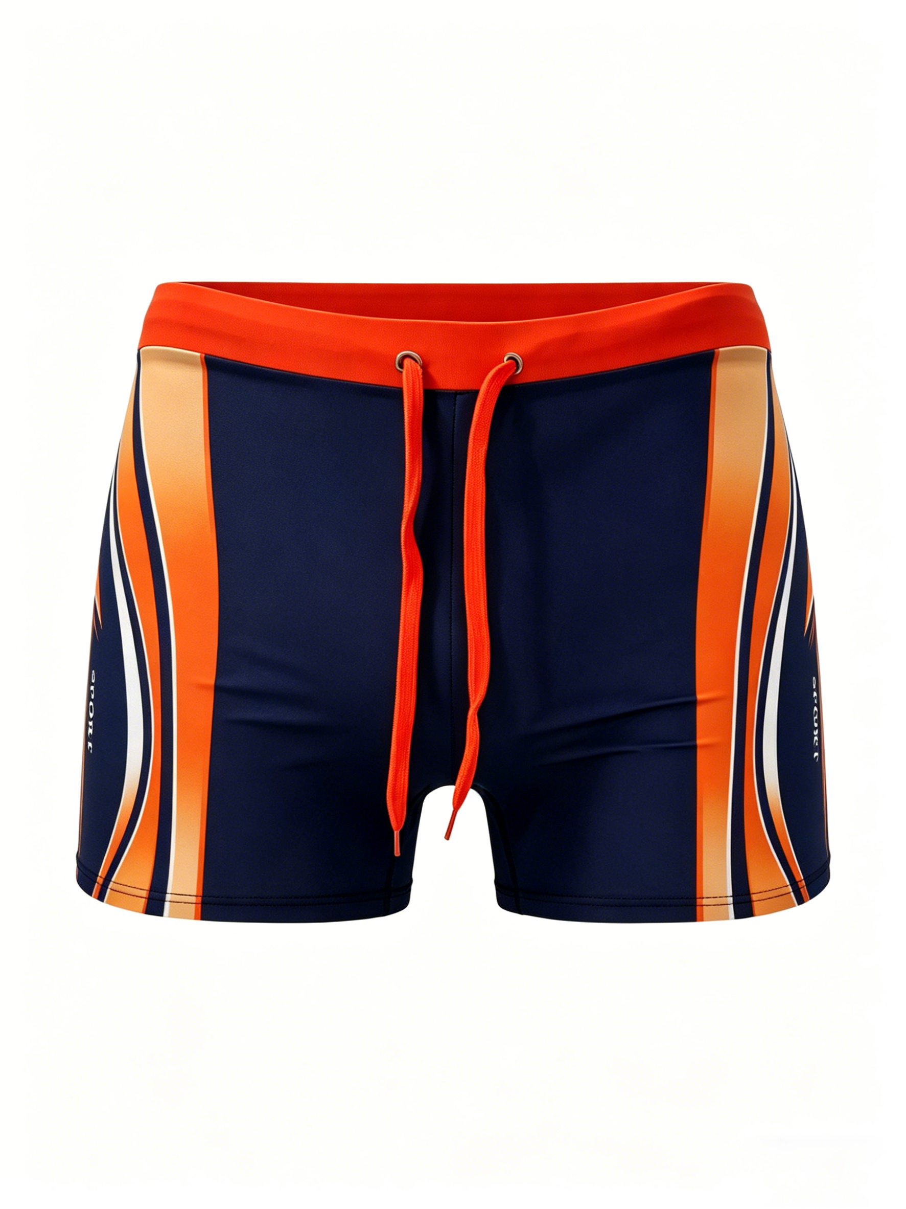 Men's Quick-Dry Sport Square-Leg Swim Trunks