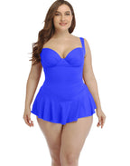 New Sweetheart Neckline Underwire One-Piece Swimsuit