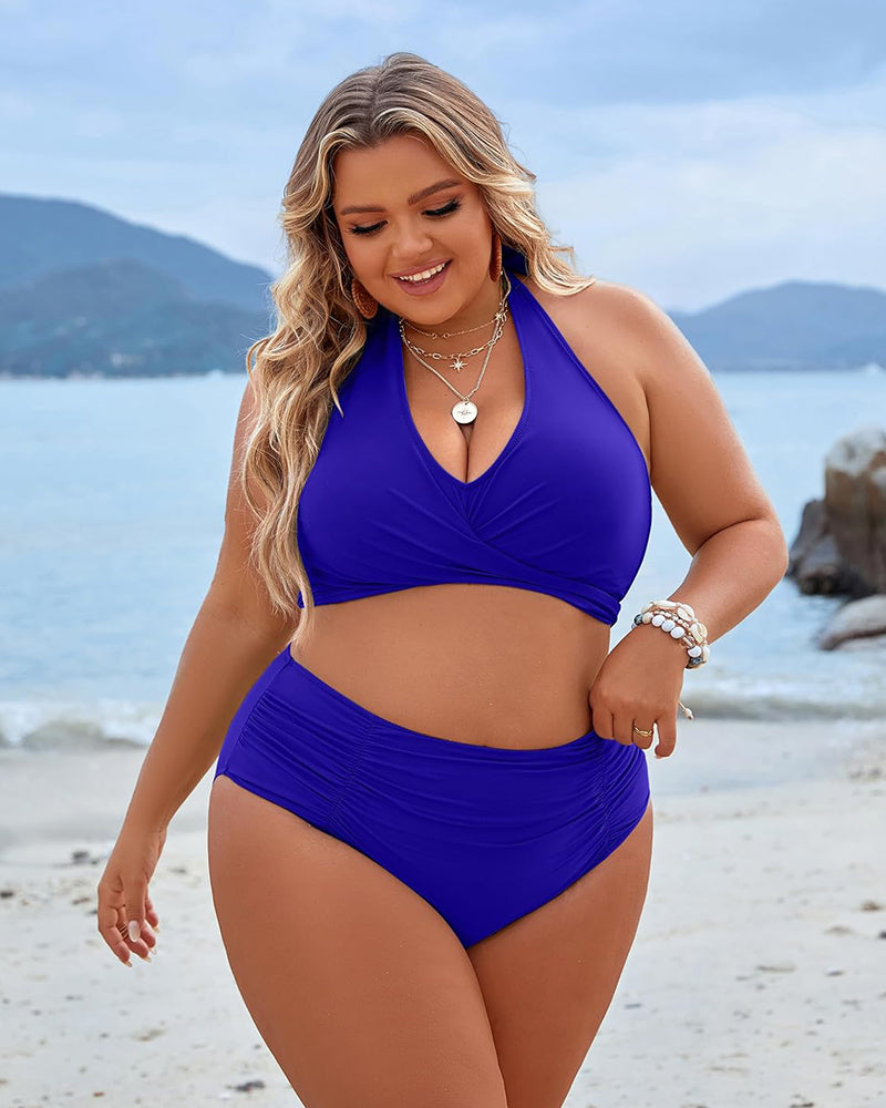 Ocevara Ocevara - Tummy Control Bathing Suits Modest High Waisted Bikini Sets - image 32