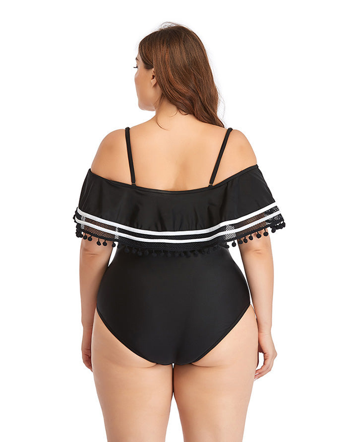 Ruffled Plus Size One-Piece Swimsuit Secondary image