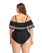 Ruffled Plus Size One-Piece Swimsuit