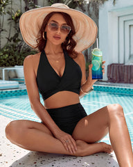 Ocevara Ocevara - Tummy Control Bathing Suits Modest High Waisted Bikini Sets - image 4