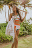 Ocevara - Multi-Colored Pixel Color block Bikini