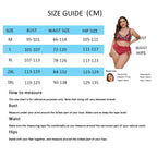 Printed Stripe Plus Size Bikini