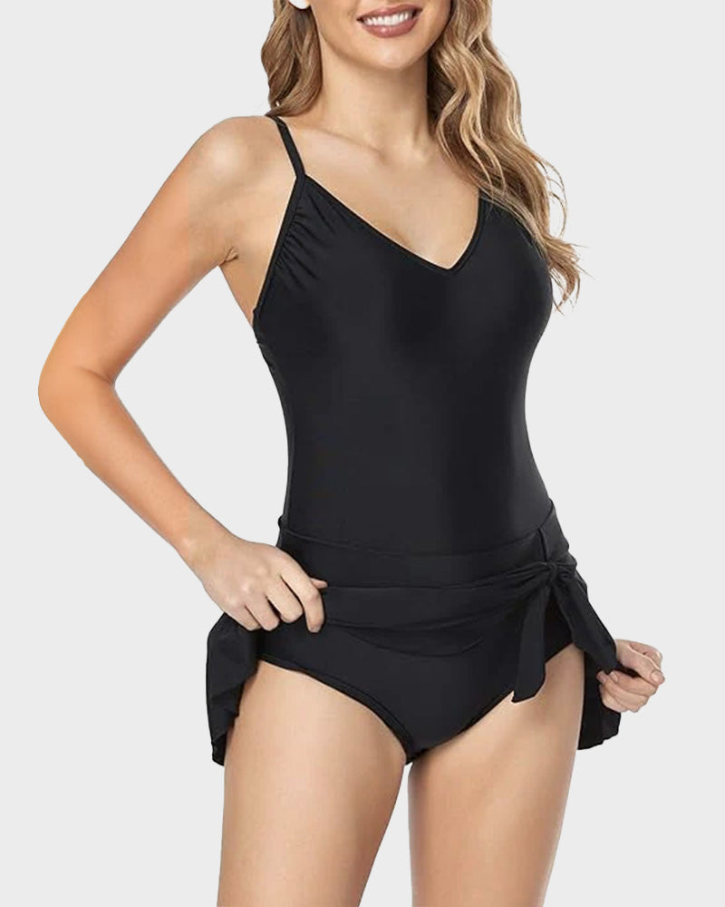 Ocevara - Women's Tummy Control Slim Fit One Piece Swimsuit