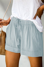 Ocevara - Womens Drawstring Shorts Summer Elastic Waist Casual Lightweight with Pockets