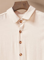 Ocevara - White Solid Color Long Sun-proof Cardigan Cover Up