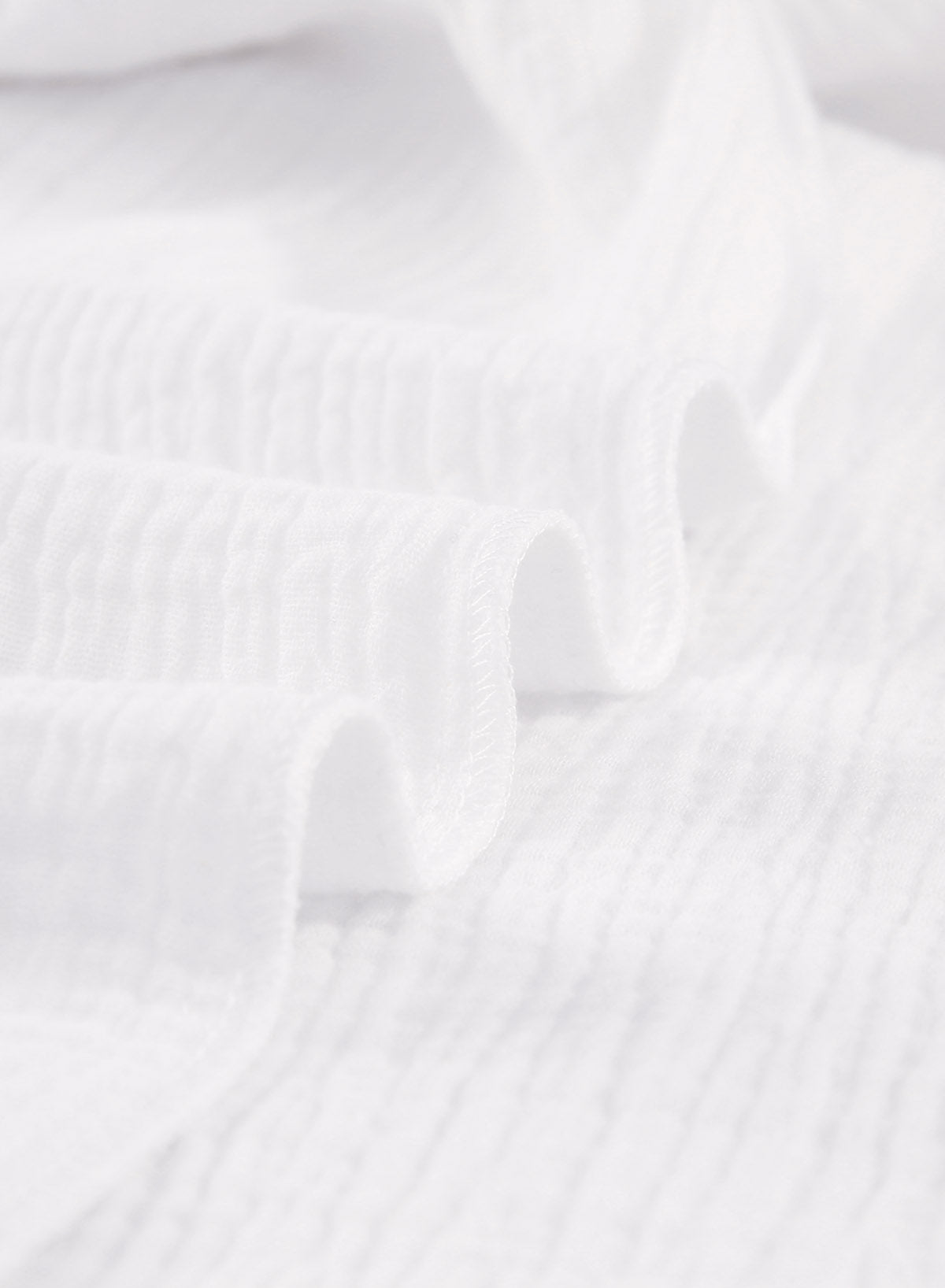 Ocevara - White Solid Color Long Sun-proof Cardigan Cover Up