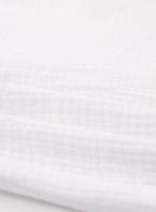 Ocevara - White Solid Color Long Sun-proof Cardigan Cover Up