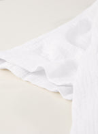 Ocevara - White Solid Color Long Sun-proof Cardigan Cover Up