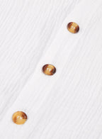 Ocevara - White Solid Color Long Sun-proof Cardigan Cover Up