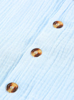 Ocevara - White Solid Color Long Sun-proof Cardigan Cover Up