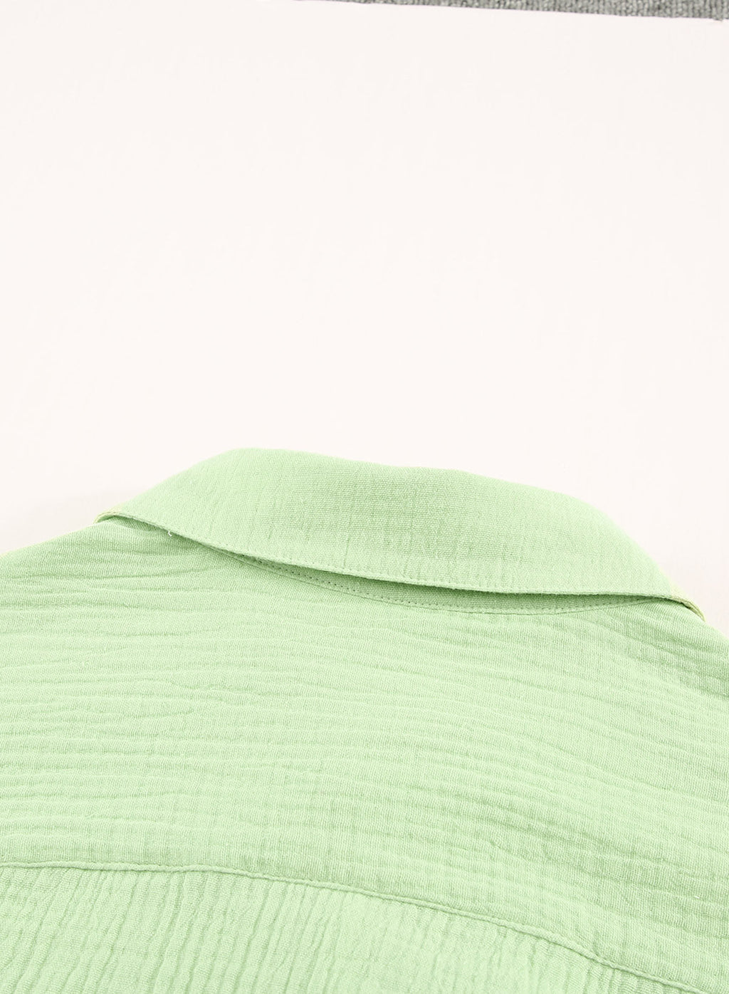 Ocevara - White Solid Color Long Sun-proof Cardigan Cover Up