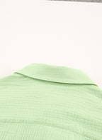 Ocevara - White Solid Color Long Sun-proof Cardigan Cover Up