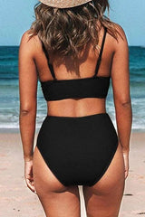Ocevara Ocevara - V-Neck High Waist Bikini - image 3