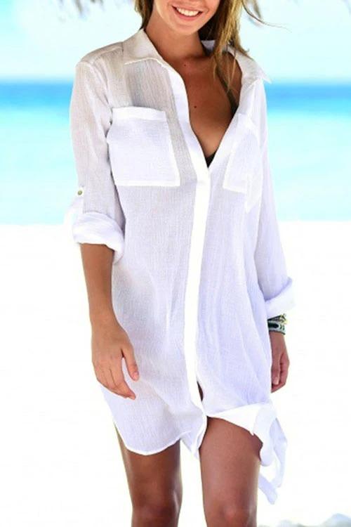 Ocevara - Pocket Long Sleeve Cover Up Main image