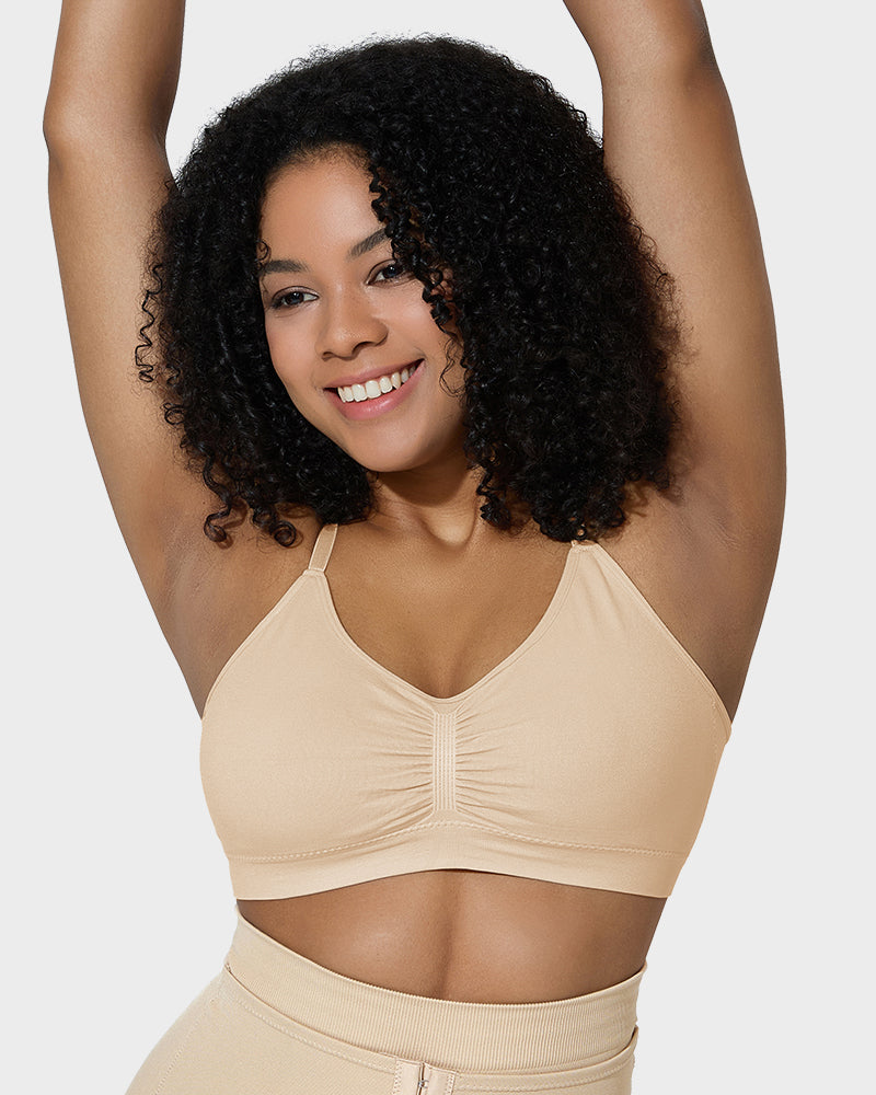 Ocevara Women's Full Coverage Non-Padded Wireless Sculpt Bra Main image