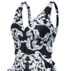 Paisley Print Tankini and Boyshort Set - main-04