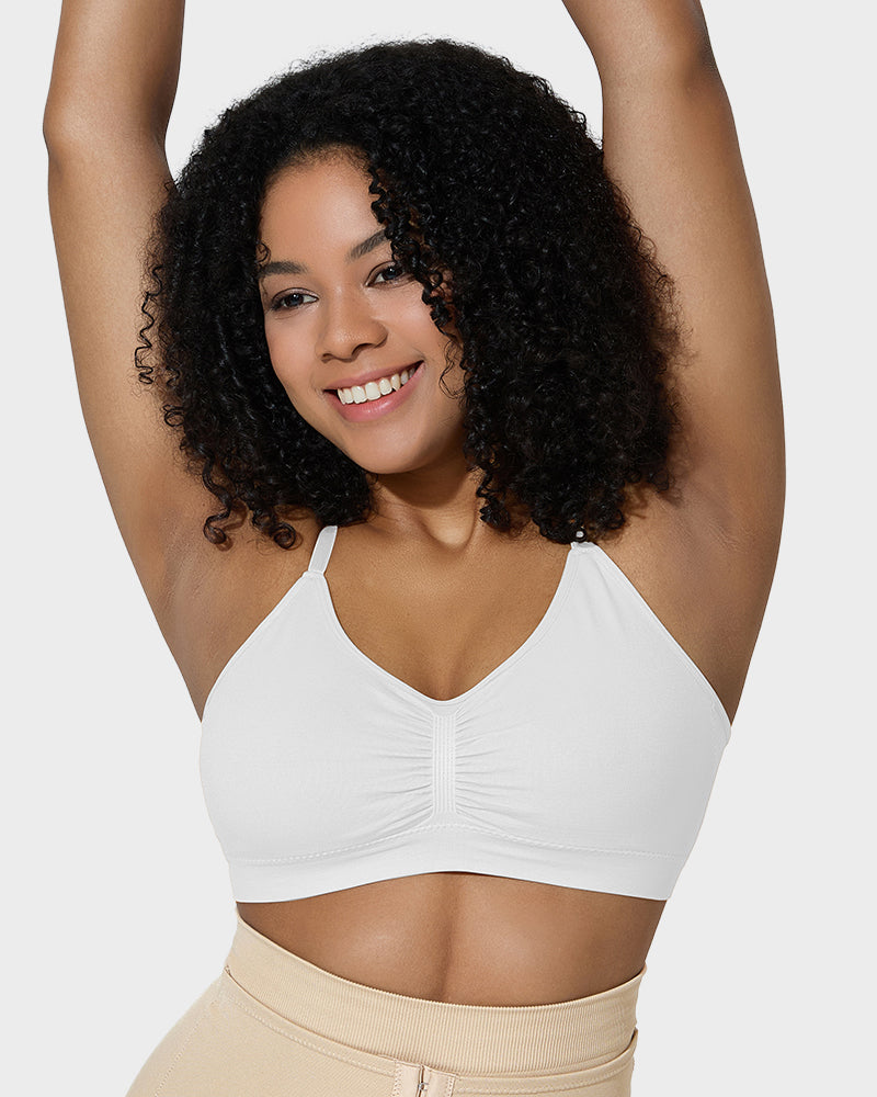 Ocevara Women's Full Coverage Non-Padded Wireless Sculpt Bra