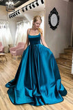 Simple Ball Gown Long Prom Dress, Popular Formal Evening Dress OK1803