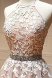 Tulle Lace Short Prom Dresses Beadeing A Line Homecoming Dress OKP39