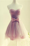 Elegant Sweetheart Cute Short Tulle Homecoming Dress For Girls K159