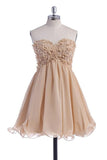 Short Sweetheart Pretty Cute Chiffon Homecoming Dress K293