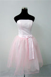 Pink Simple High Quality Short Classy Charming Homecoming Dress K307