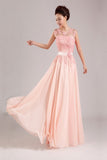 Real Beauty Long Lace Blush Pink Back Up Lace Prom Dress K68