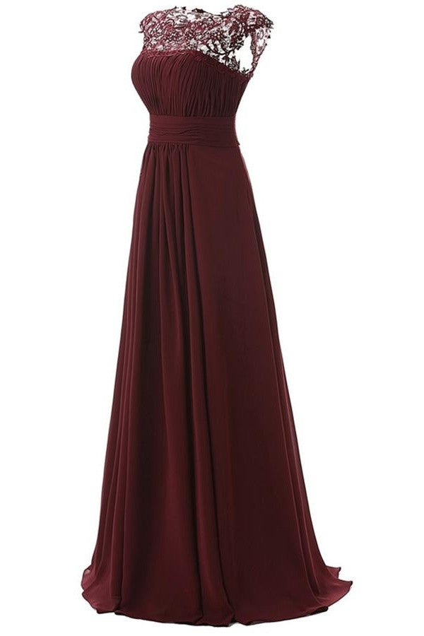 Elegant Long Lace Open Back High Low Cheap Prom Dress K41