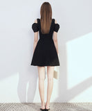 Simple Style Black Short Prom Dress Vintage Cute Homecoming Dress K923