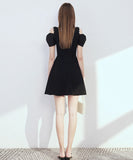 Simple Style Black Short Prom Dress Vintage Cute Homecoming Dress K923