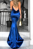 New Mermaid V Neck Shirt Dress Long Sexy Prom Dress OK627