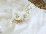 Flower Wedding Belt Lace Applique Floral Bridal Sashes with Pearls BS10