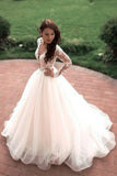 Princess Wedding Dresses,A-Line Wedding Dress,V-Neck Wedding Gown,Ivory Bridal Dress,Ball Gown Wedding Dresses