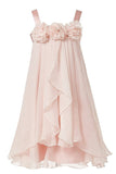 Princess Flower Girl Dress,Pink Flower Girl Dresses,Chiffon Flower Girl Dress 