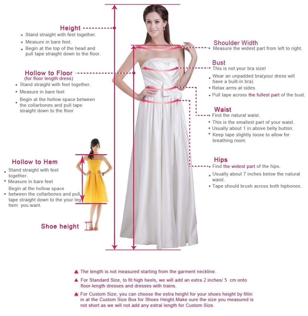 V-neck Rose Gold Chiffon A-line Bridesmaid Dress,Sequinned Bodice Long Prom Dress OK441