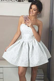 Fashion A-Line Sweetheart Mini Short Homecoming Dresses,Graduation Dresses OKB33